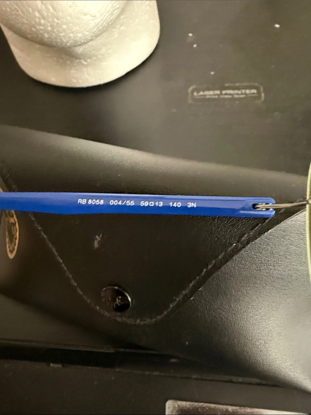 Ray-Ban Aviator Sunglasses rb8058 with Blue Mirror Lenses and Silver Frame